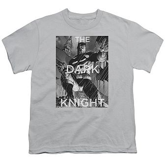 Batman Fighting The Storm Short Sleeve Youth T-shirt
