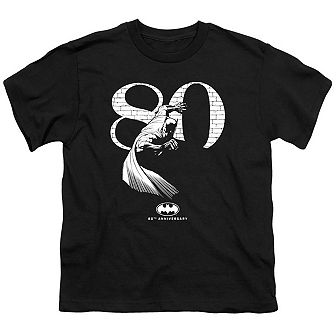 Batman 80 Wall Short Sleeve Youth T-shirt
