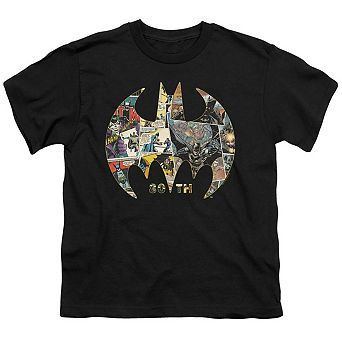 Batman Shield Short Sleeve Youth T-shirt