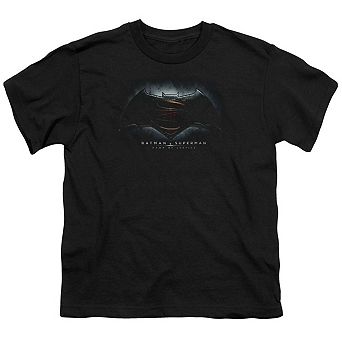 Batman V Superman Logo Short Sleeve Juvenile T-shirt