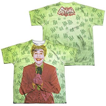 Batman Classic Tv Jokes On You Short Sleeve Youth Poly Crew T-shirt