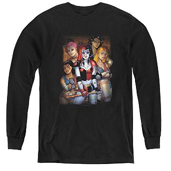 Batman Bad Girls Youth Long Sleeve T-shirt