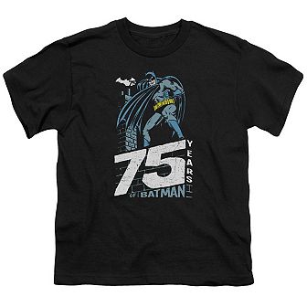 Batman Rooftop Short Sleeve Juvenile T-shirt