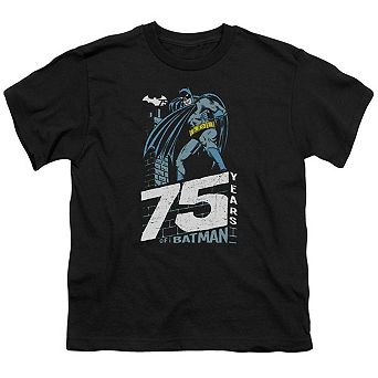 Batman Rooftop Short Sleeve Juvenile T-shirt