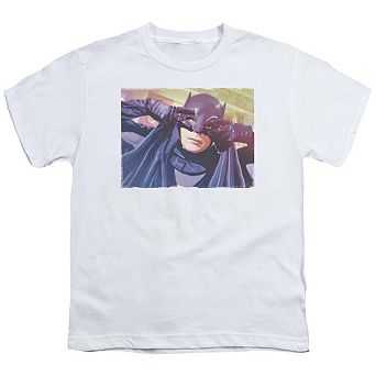 Batman Classic Tv Smooth Groove Short Sleeve Youth T-shirt