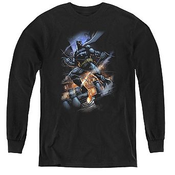 Batman Gotham Knight Youth Long Sleeve T-shirt