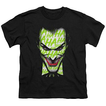 Batman Ha Ha Smile Short Sleeve Youth T-shirt