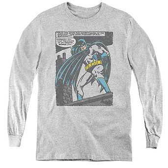 Batman Bat Origins Youth Long Sleeve T-shirt