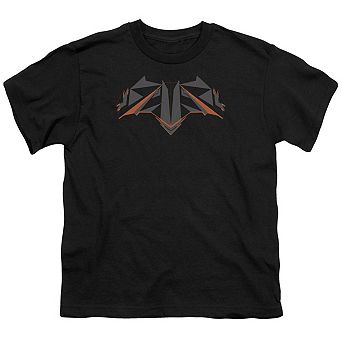 Batman V Superman Tech Bat Logo Short Sleeve Youth T-shirt