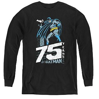 Batman Rooftop Youth Long Sleeve T-shirt