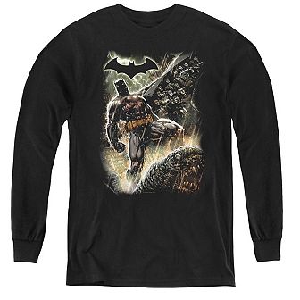 Batman Family Youth Long Sleeve T-shirt