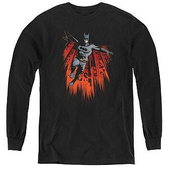Batman Majestic Youth Long Sleeve T-shirt