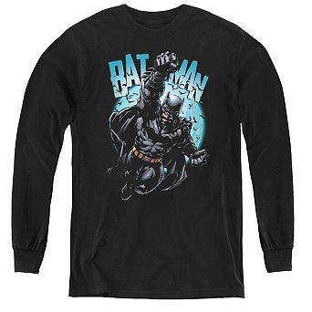 Batman Moon Knight Youth Long Sleeve T-shirt