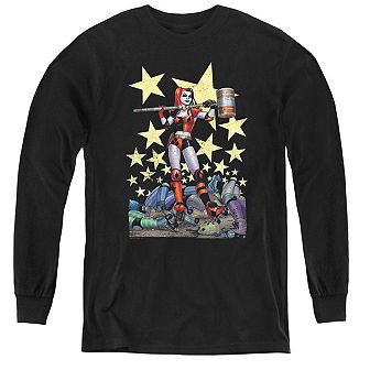 Batman Hammer Time Youth Long Sleeve T-shirt