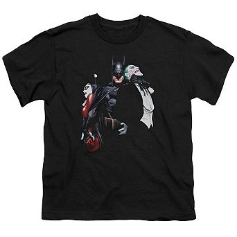 Batman Joker Harley Choke Short Sleeve Youth T-shirt