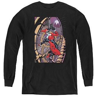 Batman Harley First Youth Long Sleeve T-shirt