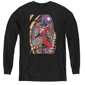 Batman Harley First Youth Long Sleeve T-shirt