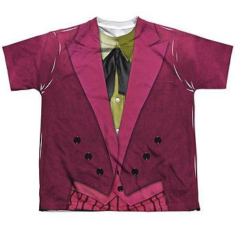 Batman Classic Tv Joker Uniform Short Sleeve Youth Poly Crew T-shirt