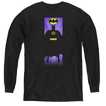 Batman Block Youth Long Sleeve T-shirt