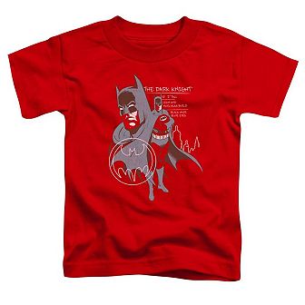 Batman Lean And Muscular Short Sleeve Juvenile T-shirt