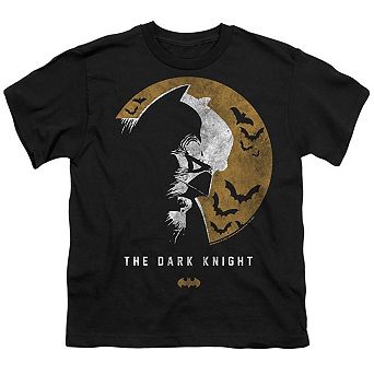 Batman Dark Knight Moon Short Sleeve Youth T-shirt