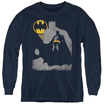 Batman Bat Knockout Youth Long Sleeve T-shirt