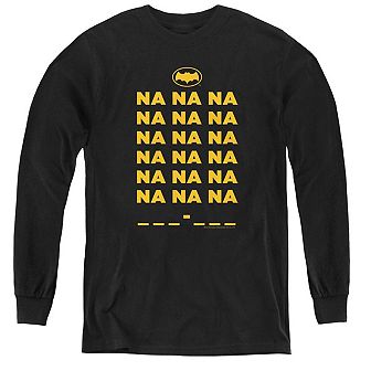 Batman Classic Tv Na Na Na Youth Long Sleeve T-shirt