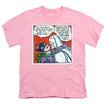 Batman Jail Cell Short Sleeve Youth T-shirt