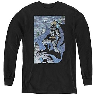 Batman Seurbat Youth Long Sleeve T-shirt