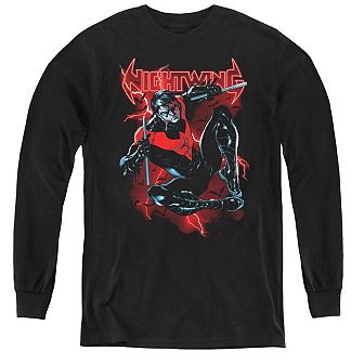 Batman Lightwing Youth Long Sleeve T-shirt