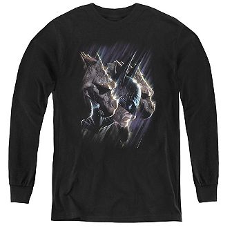 Batman Gargoyles Youth Long Sleeve T-shirt