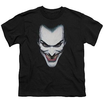Batman Joker Portrait Short Sleeve Juvenile T-shirt