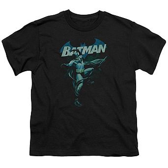 Batman Blue Bat Short Sleeve Youth T-shirt