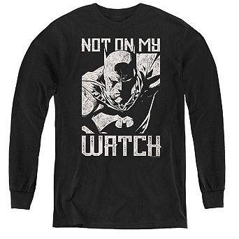 Batman Watch Youth Long Sleeve T-shirt