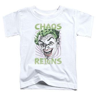 Batman Classic Tv Chaos Reigns Short Sleeve Juvenile T-shirt