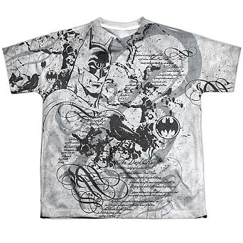 Batman Tale Of The Dark Knigth Short Sleeve Youth Poly Crew T-shirt