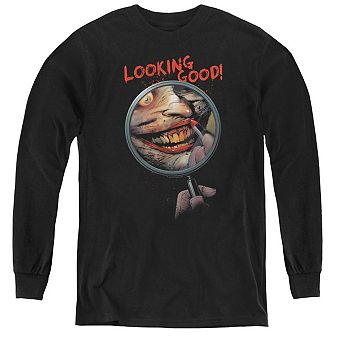 Batman Looking Good Youth Long Sleeve T-shirt