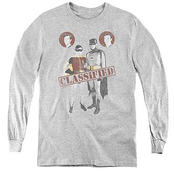 Batman Classic Tv Classified Youth Long Sleeve T-shirt