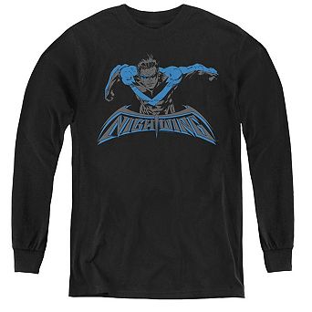 Batman Wing Of The Night Youth Long Sleeve T-shirt