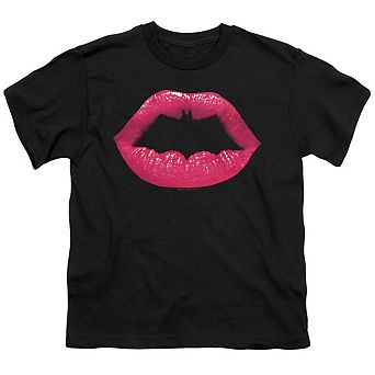 Batman Bat Kiss Short Sleeve Youth T-shirt