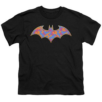 Batman Gold Camo Short Sleeve Juvenile T-shirt