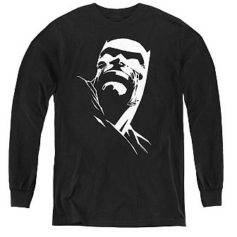 Batman Dkr Head Youth Long Sleeve T-shirt