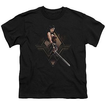 Batman V Superman City Girl Short Sleeve Juvenile T-shirt