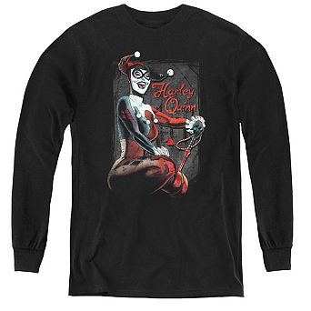 Batman Laugh It Up Youth Long Sleeve T-shirt