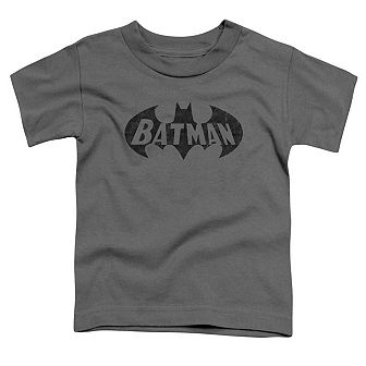 Batman Crackle Bat Short Sleeve Juvenile T-shirt