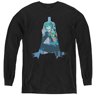 Batman Scene Inside Youth Long Sleeve T-shirt