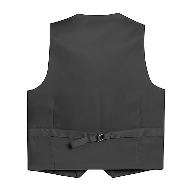 Gioberti Kids Tweed Plaid Formal Suit Vest