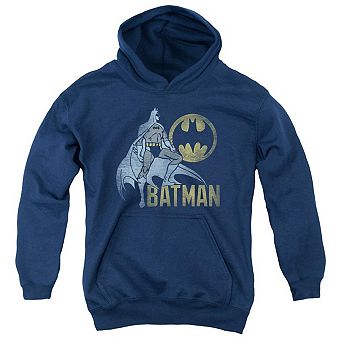 Batman Knight Watch Youth Pull Over Hoodie