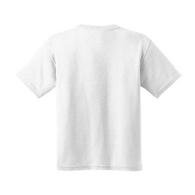 Batman Bw Bat Head Short Sleeve Youth Poly Crew T-shirt