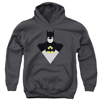 Batman Simple Bat Youth Pull Over Hoodie